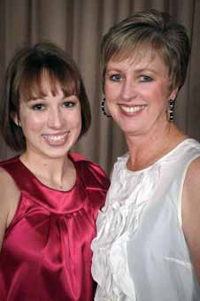 Diocesan Graduation Ball photograph of attractive mother and daughter