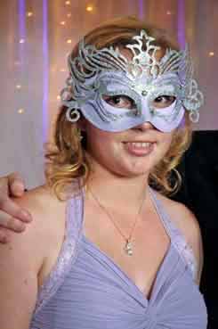 SAncta Maria School Ball, attractive girl in a mask, fotonz, Michael Smith