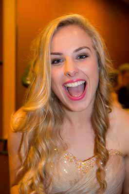 Attractive student at Wentworth College School Ball photographed by Michael Smith Photography