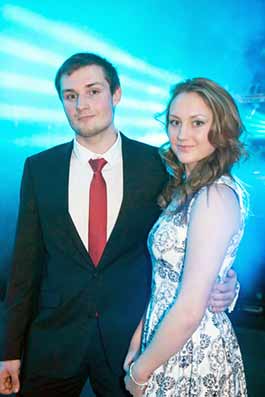 Attractive couple at Kristin School Ball photographed by Michael Smith Photography