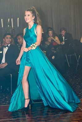 Attractive student at the Sancta Maria College School Ball photographed by Michael Smith Photography
