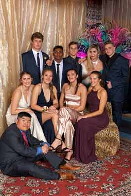 Students at Rangitoto Ball