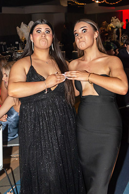 Two students at Rangitoto Ball