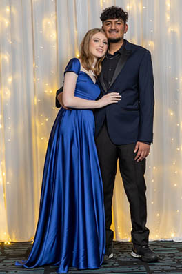 Couple at Rutherford College Ball