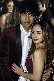 Couple at School Ball